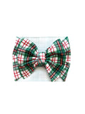 Christmas Plaid Headwrap Bow