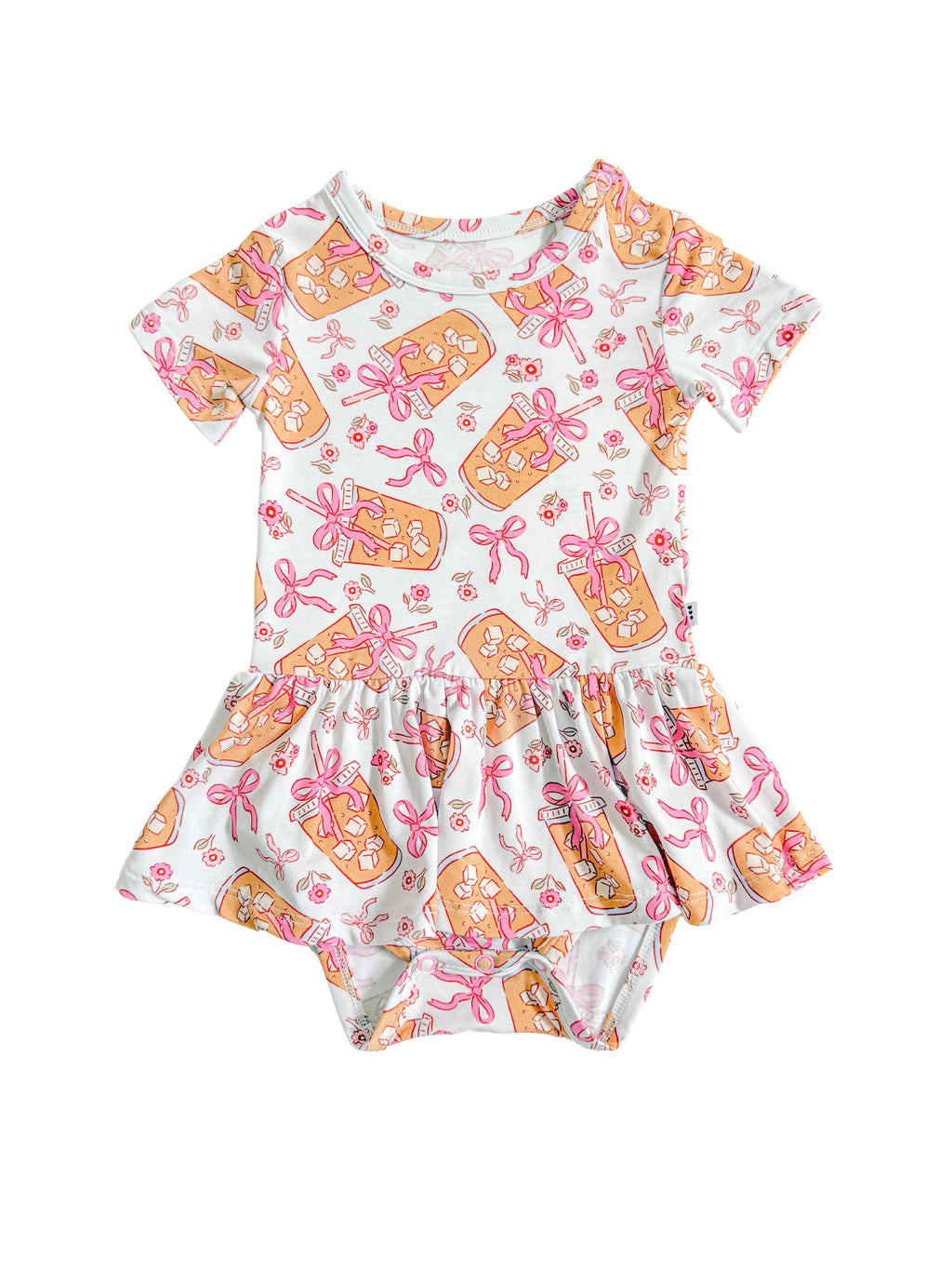 Bows and Brews Bamboo Skirted Bodysuit