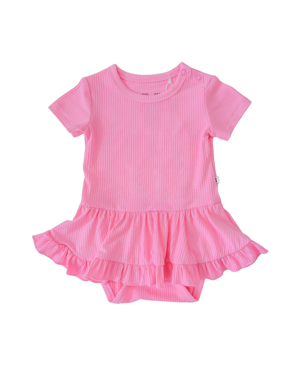 Taffy Pink Bamboo Skirted Bodysuit