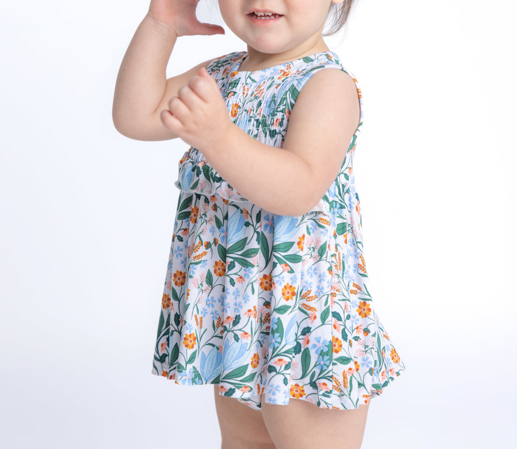 Eleanor Bamboo Skirted Bodysuit